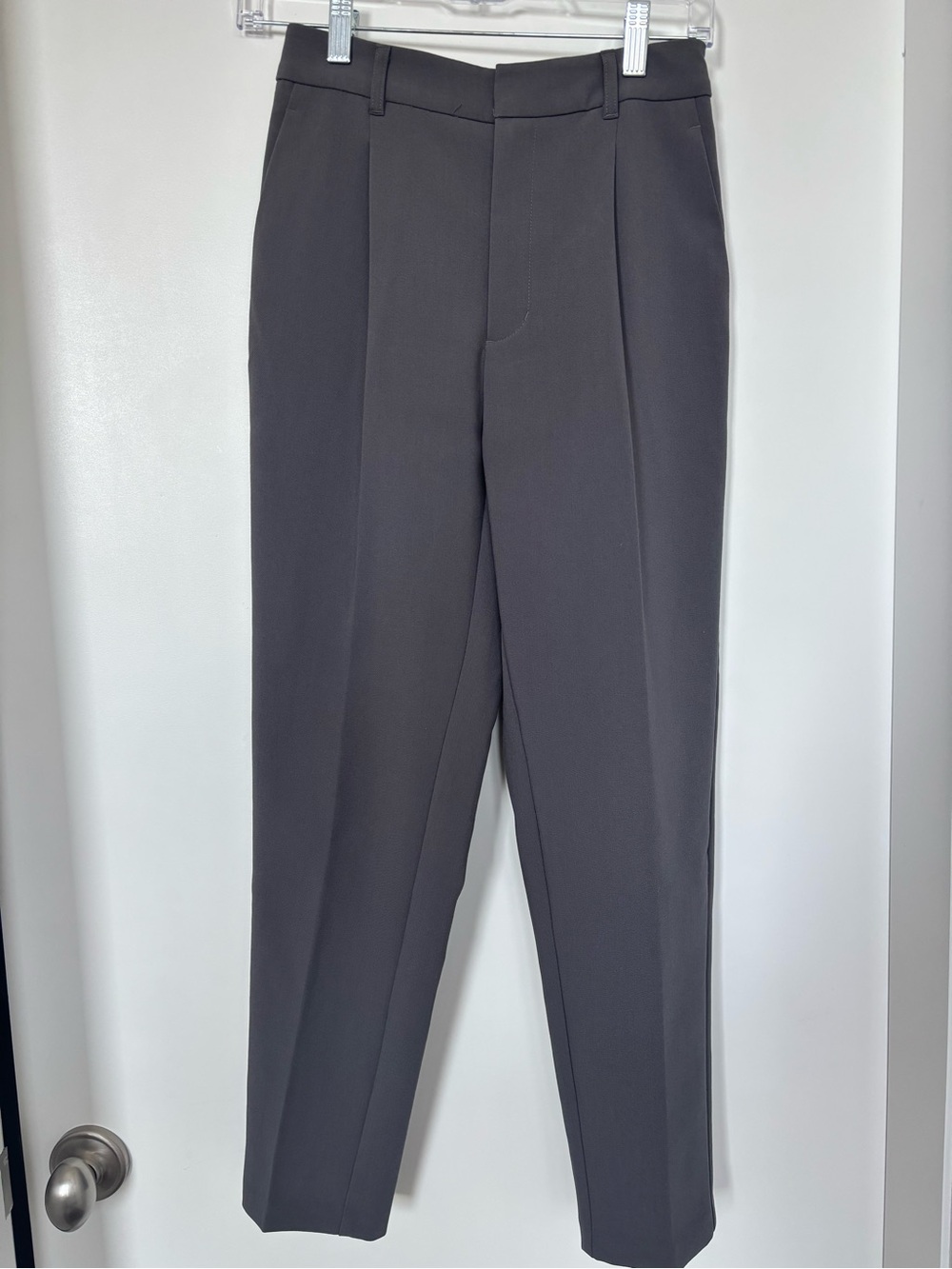 Classic Women's Gray Tailored Pantsuit Pants